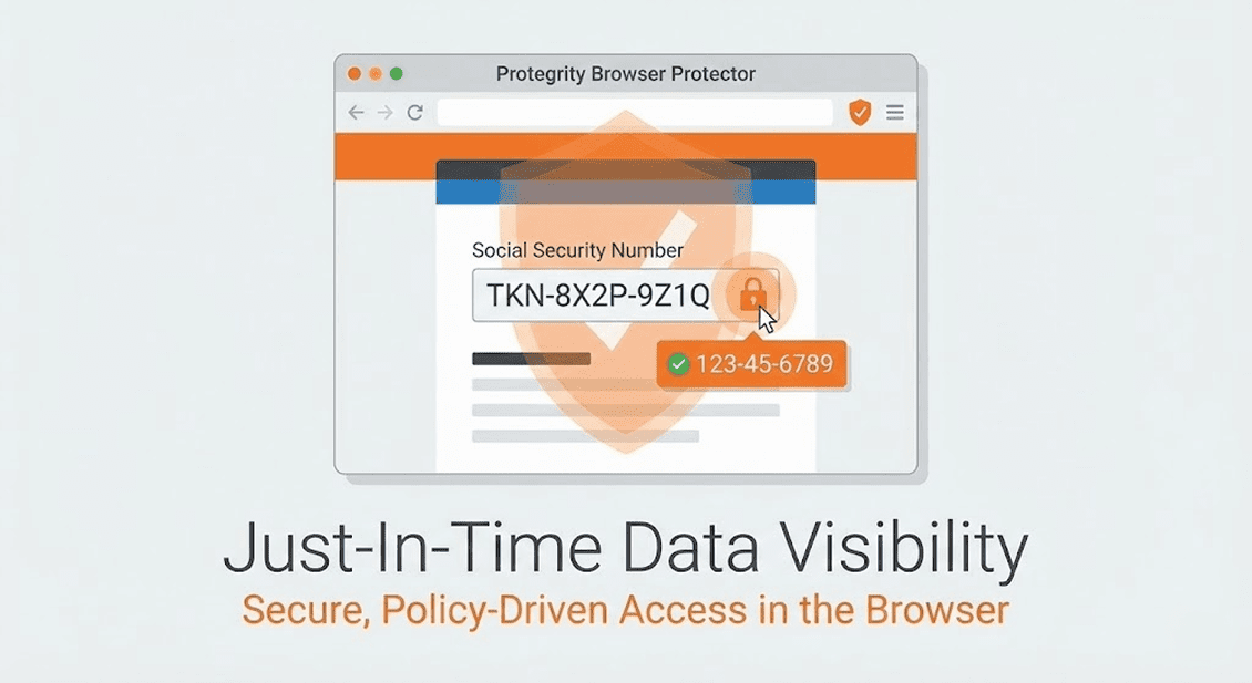 Just-In-Time Data Visibility: Protegrity Browser Protector